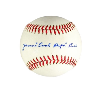 Cool Papa Bell Single Signed Official A.L. Baseball